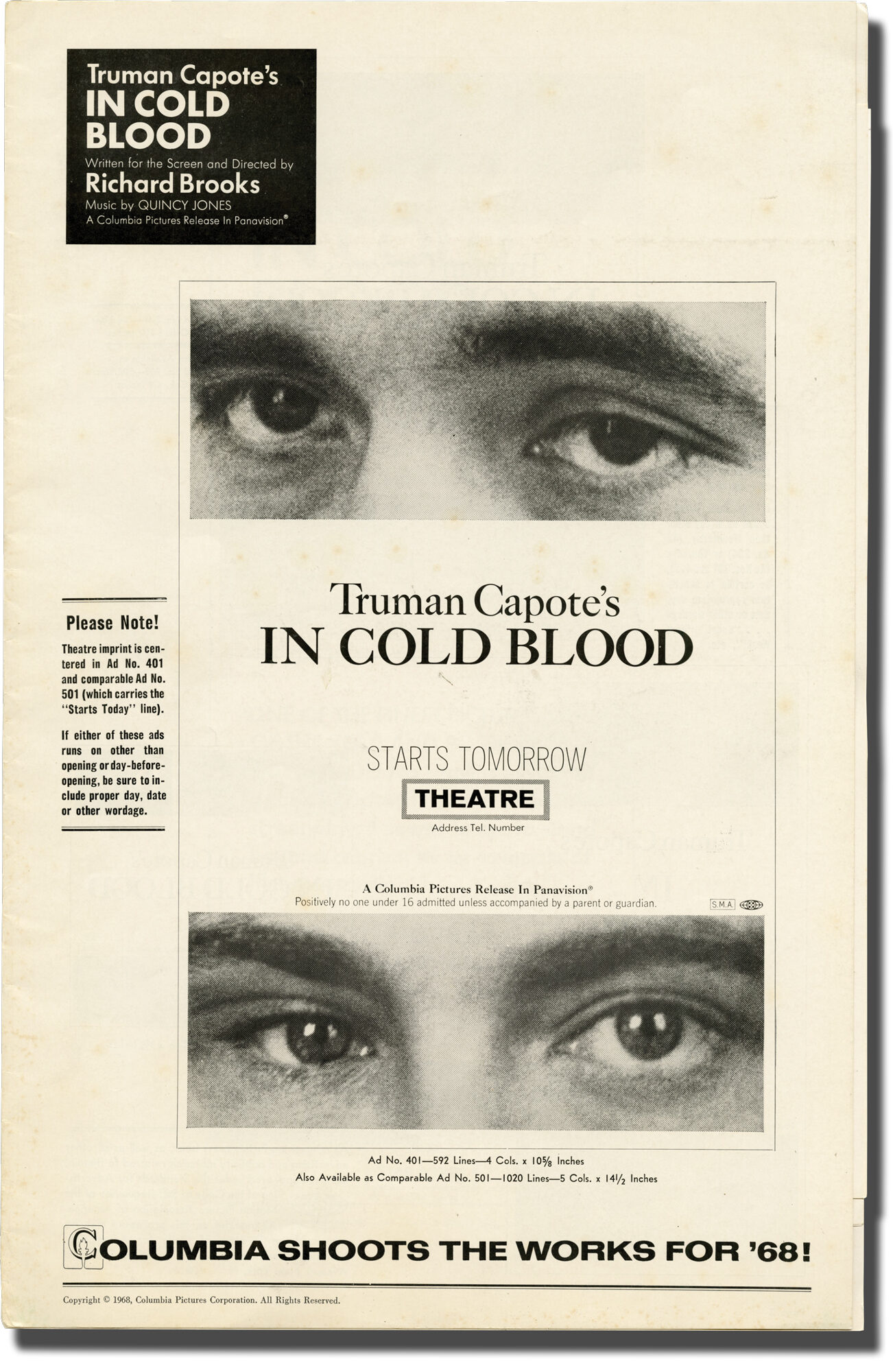 In Cold Blood | Truman Capote, Richard Brooks, Scott Wilson Robert Blake